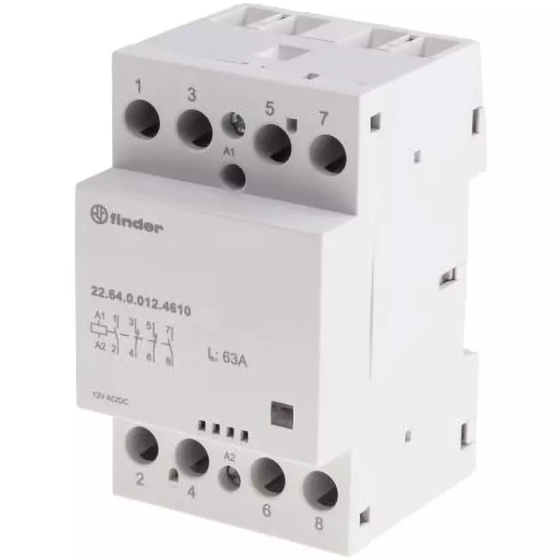 Finder Finder Relay AC/DC12 V Coil Voltage AC/DC12 V Rated Coil Voltage 240 A A Maximum Contact Current, 22.64.0.012.4610