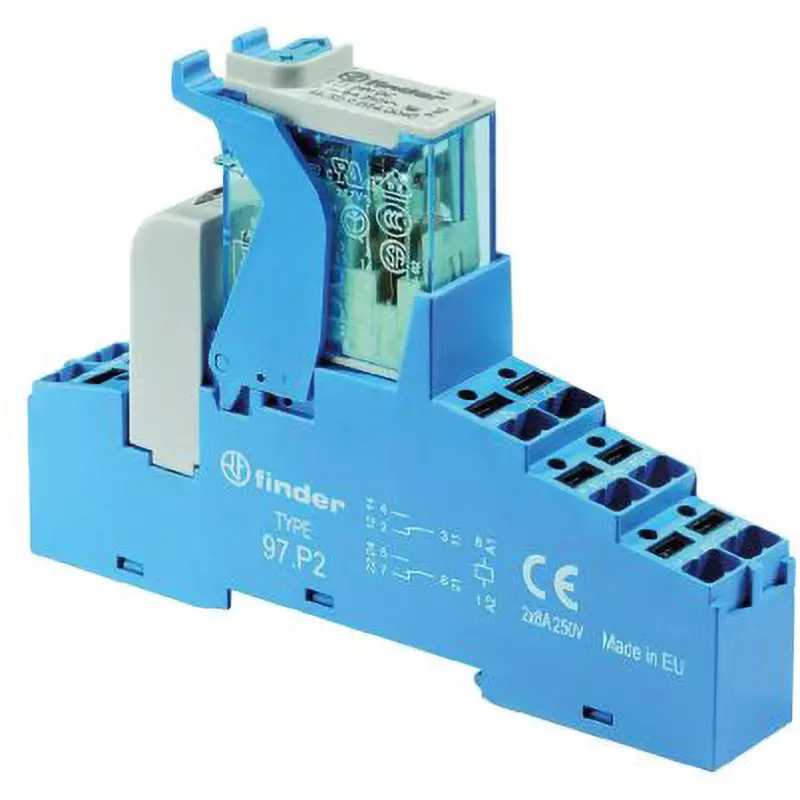 Finder Interface Relay Module AC440 V Maximum Allowable Contact Voltage DC 24 V Rated Coil Voltage, 4C.P2.9.024.0050SPA
