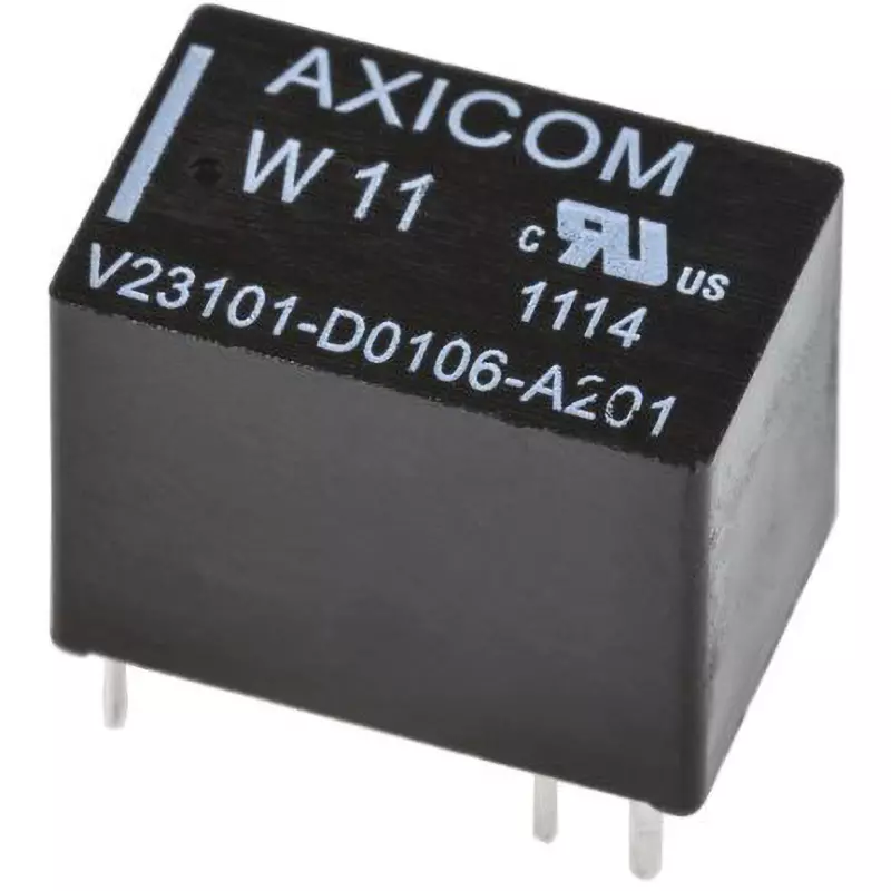 TE CONNECTIVITY Relay 1 Pole 15.5 mm Length, V23101D 106A201