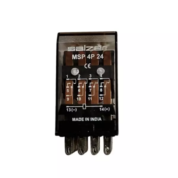 Salzer 14 Pin Relay 24 V, MSP4P24