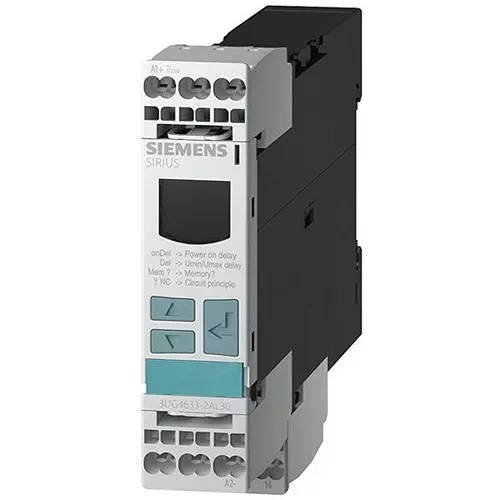 Siemens Monitoring Relay DIN Rail Mount 1 Form C (SPDT-NO, NC) 3 Amp, 3UG46331AL30