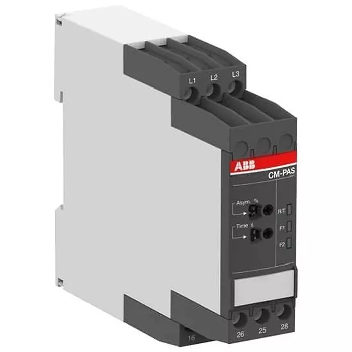 ABB 3-Phase Monitory Relay DIN Rail Mount DPDT 4 Amp, 1SVR740774R1300