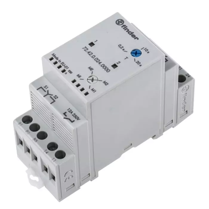 Finder Monitoring Relay 1 Phase DPST DIN Rail, 72.42.0.024.0000
