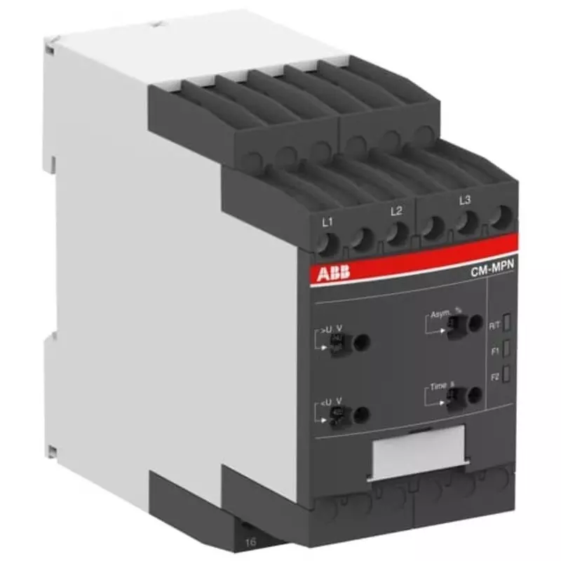 ABB Phase Monitoring Relay, 3 Phase, DPDT, 1SVR750489R8300 CM-MPN.72S
