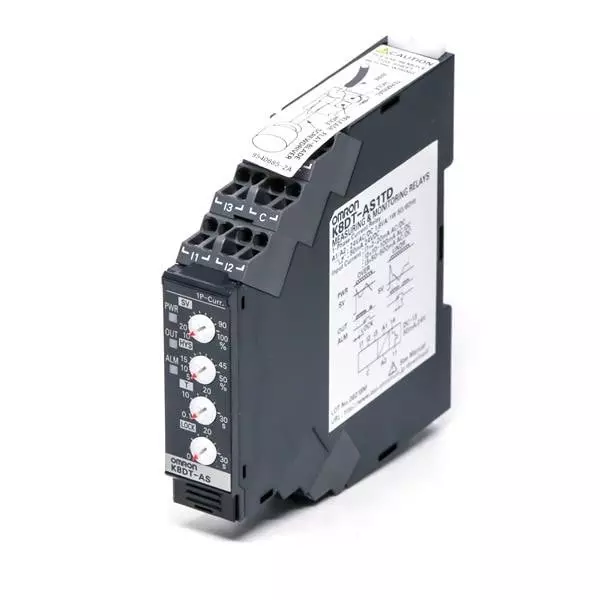 Omron Temperature Monitoring Relay DIN Rail Mount 1 Form C (SPDT-NO, NC) 5 Amp 250 V AC, K8DT-TH1CA