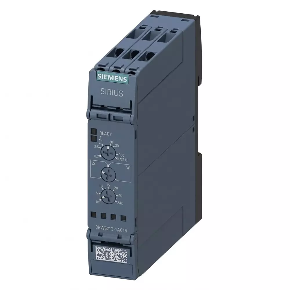 Siemens Analog Monitoring Relay with 24 to 240 V AC/DC Control Supply Voltage and 1 CO Auxiliary Contacts, 3UG5501-1AW30