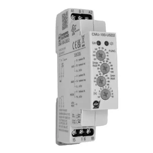 ATC Diversified Electronics AC Current Monitoring Relay DIN Rail Mount SPDT, CMU-100-USD-2