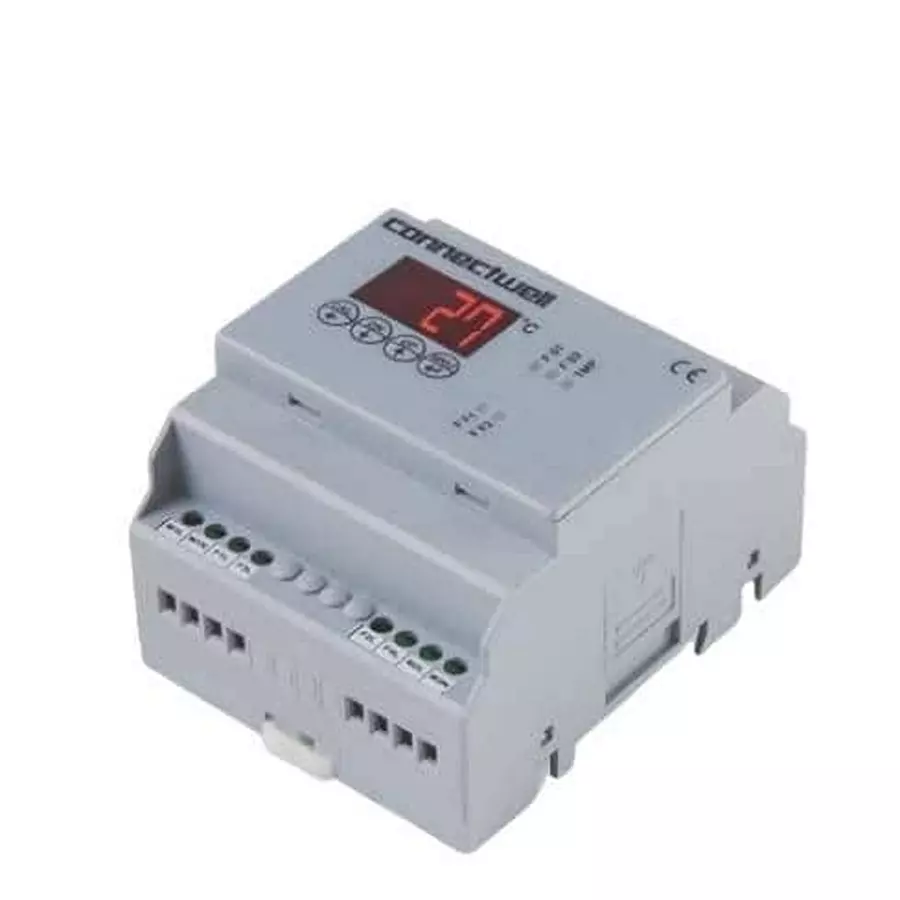 ALTECH Fan Monitoring and Control Relay DIN Rail Mount, CFTD2