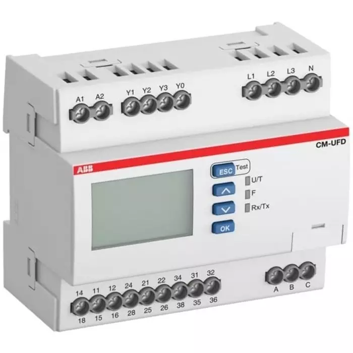 ABB Voltage Monitoring Relay, 3PDT, 1SVR560731R3702 CM-UFD.M33M