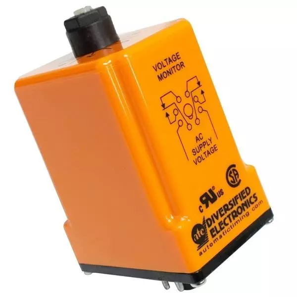 ATC Diversified Electronics 1-Phase Monitory Relay Socket Mount DPDT 5 Amp 240 V, UOA-120-AKA