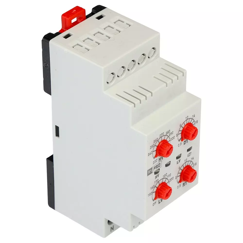 RS PRO Monitoring Relay DIN Rail Single Voltage 220 V AC, 122210