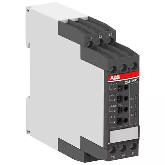 ABB 3-Phase Monitory Relay DIN Rail Mount SPDT 4 Amp, 1SVR730885R4300