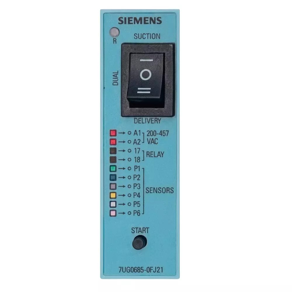 Siemens Line Monitoring Relay Blue Color Plastic Body for 380 V Agriculture Starter, 7UG0613-0FG20
