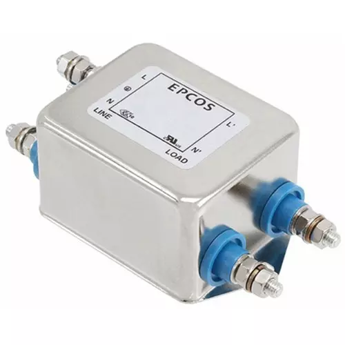 Epcos B84111F Series Flange Mount EMC Filter 1 Phase 25 Amp Current Rating 250 V AC/DC 52 mm Length, B84111F0000G125 (Pack of 24)