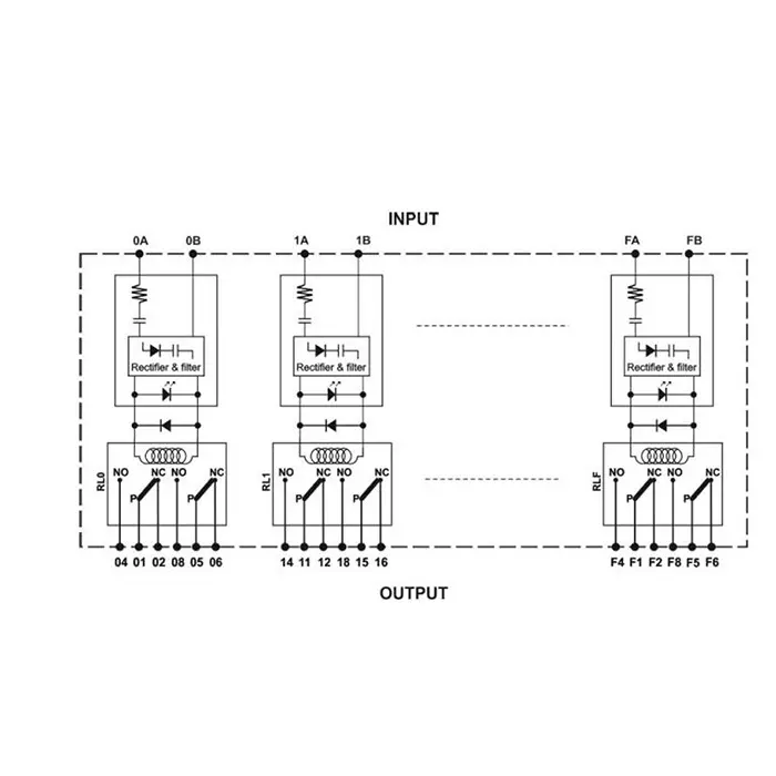 Shavison Socket Mounted Relay Module 4 Channel 2 C/O, AS433-110VDC-S-OE