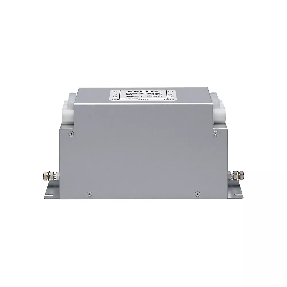 Epcos EMC Filter 3 Phase 140 Amp Current Rating 305/530 V AC 275 mm Length, B84243A6140Z000