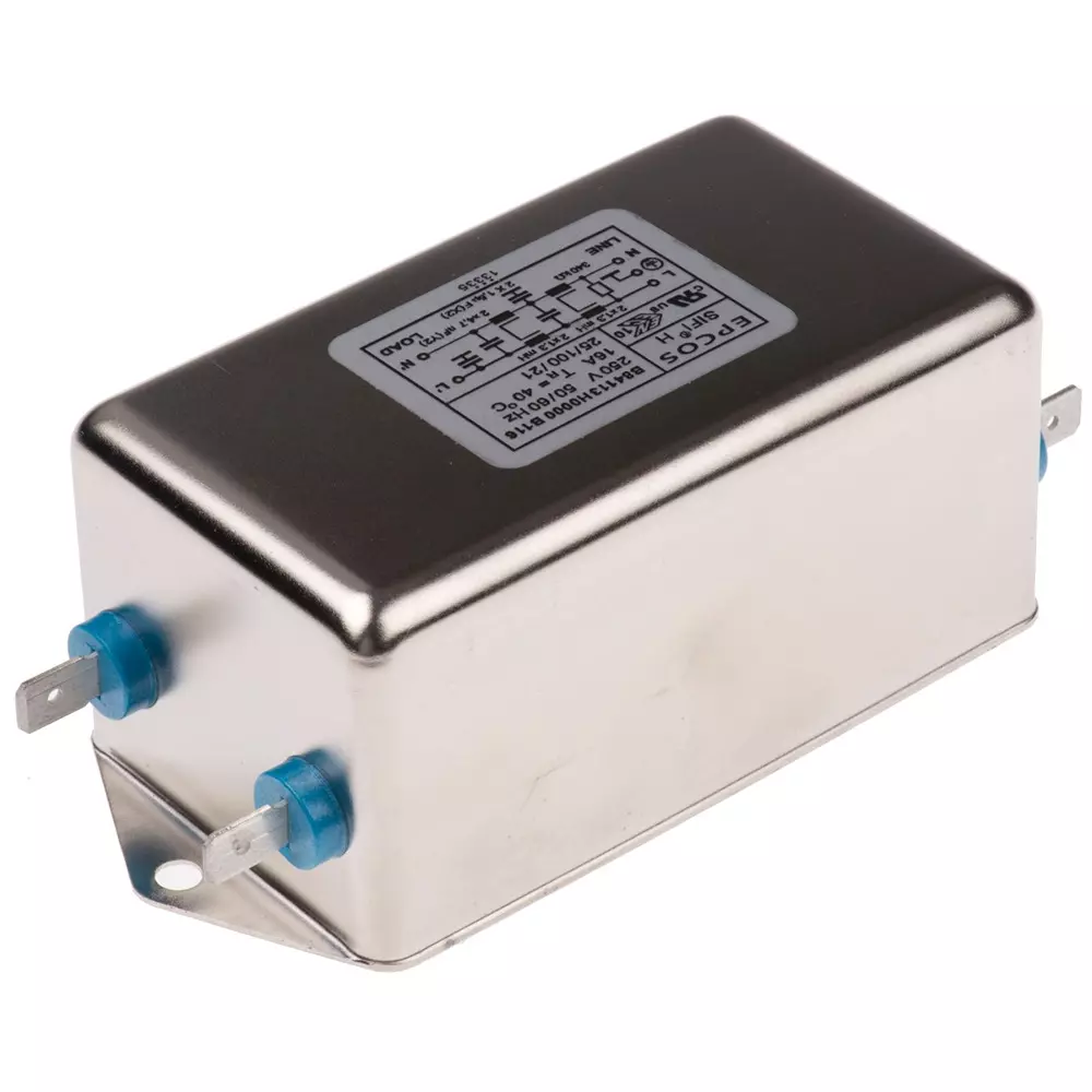 Epcos B84113H Series Chassis Mount EMC Filter 16 Amp Current Rating 1 Phase 250 V AC/DC 52 mm Length, B84113H0000B116 (Pack of 16)