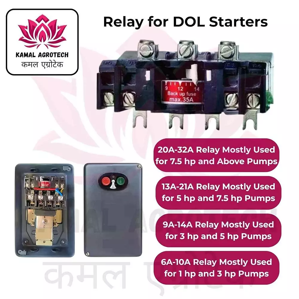 kamal-agrotech-6-10-amp-copper-thermal-overload-relay-for-dol-starter