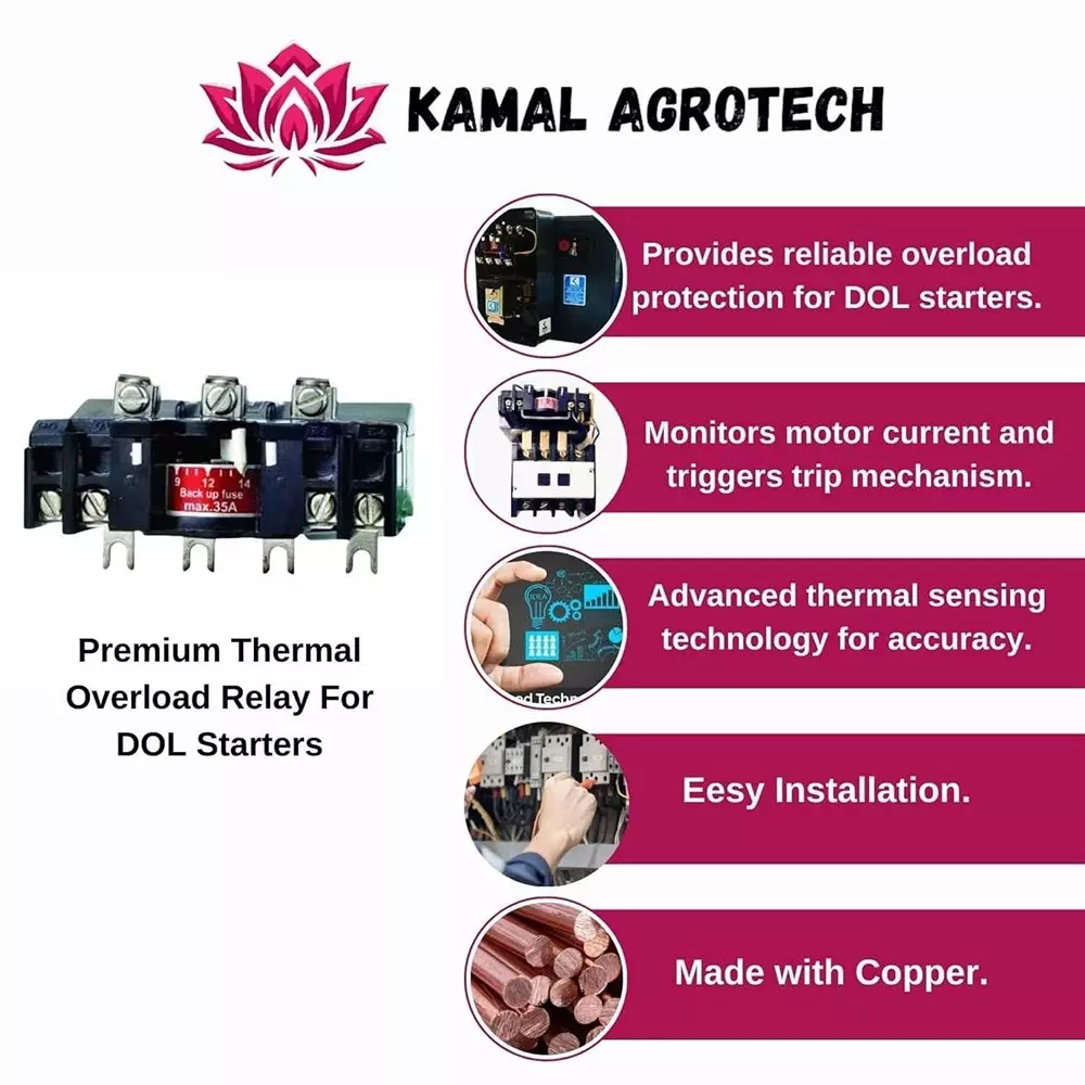 kamal-agrotech-6-10-amp-copper-thermal-overload-relay-for-dol-starter