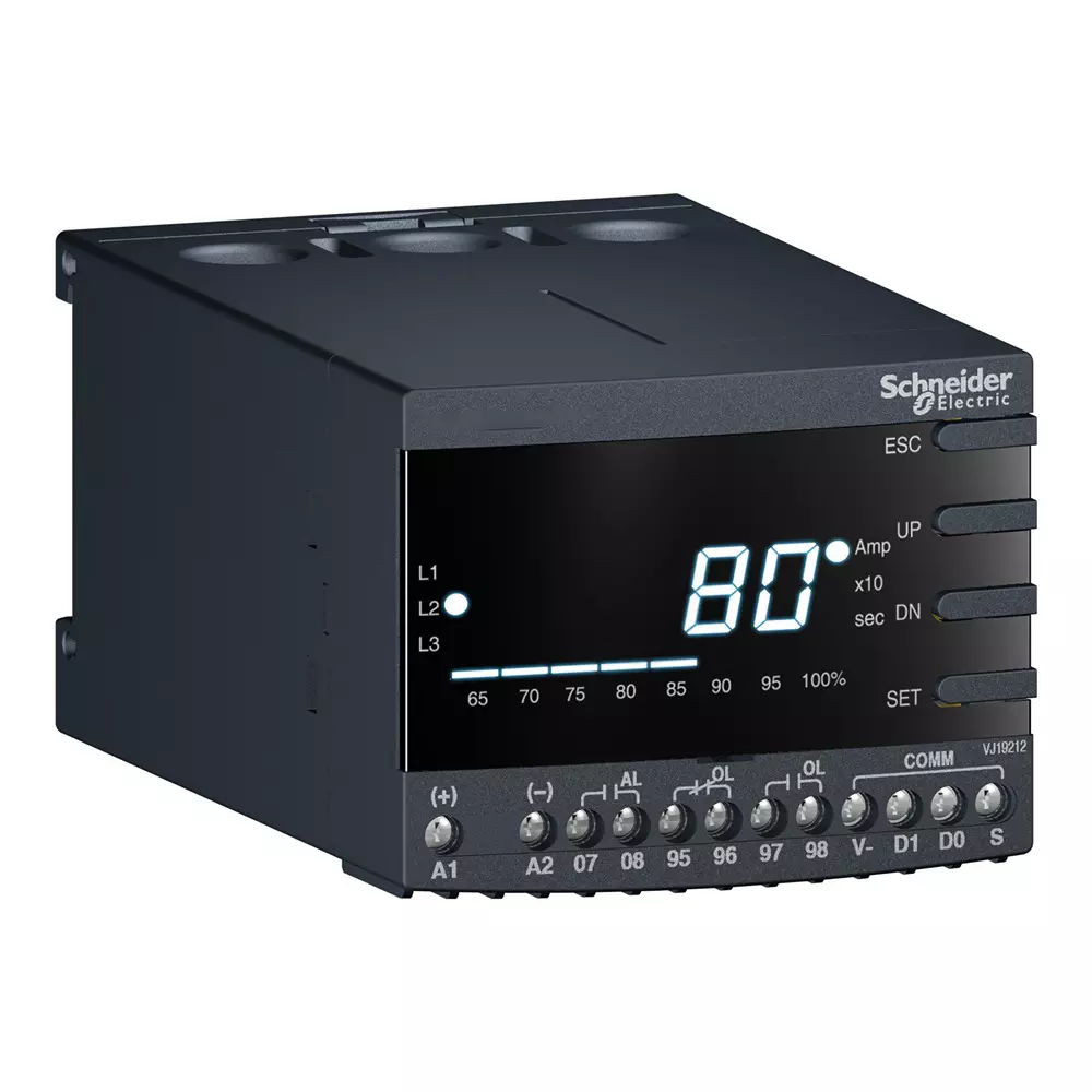 Schneider Electric Digital EOCR with Modbus Communication TeSys Protect Series GF Protection with Inbuilt CT, Inbuilt Display, I3BZ-WRCUHZ
