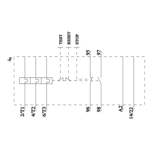 Siemens Thermal Overload Relays S00 Class 10 Screw Terminal 0.22-0.32 Amp, 3RU2116-0DB00-8K