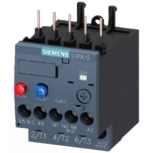 Siemens Thermal Overload Relays S00 Class 10 Screw Terminal 0.28-0.4 Amp, 3RU2116-0EB00-8K