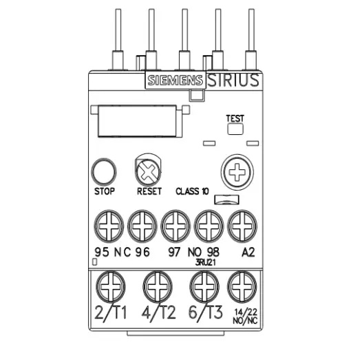 Siemens Thermal Overload Relays S00 Class 10 Screw Terminal 0.28-0.4 Amp, 3RU2116-0EB00-8K