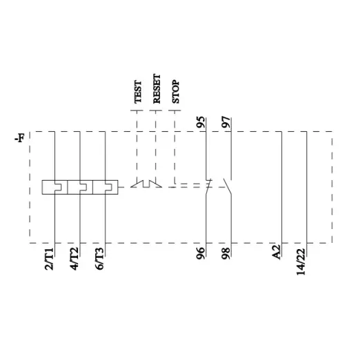 Siemens Thermal Overload Relays S00 Class 10 Screw Terminal 0.45-0.63 Amp, 3RU2116-0GB00-8K
