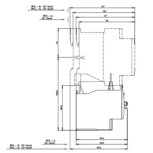 Siemens Thermal Overload Relays S0 Class 10 Screw Terminal 1.8-2.5 Amp, 3RU2126-1CB00-8K