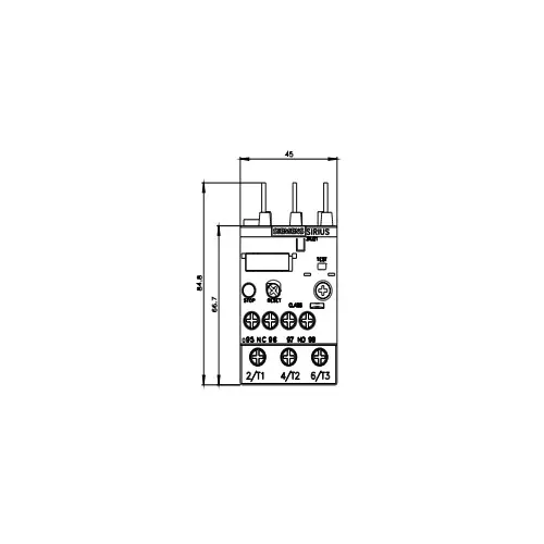 Siemens Thermal Overload Relays S0 Class 10 Screw Terminal 1.8-2.5 Amp, 3RU2126-1CB00-8K