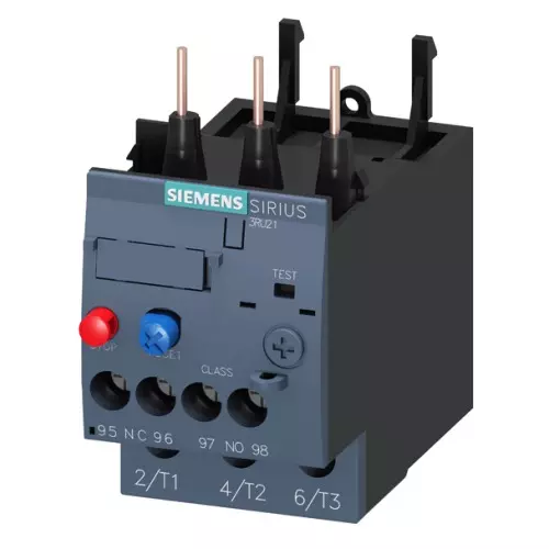 Siemens Thermal Overload Relays S0 Class 10 Screw Terminal 4.5-6.3 Amp, 3RU2126-1GB00-8K