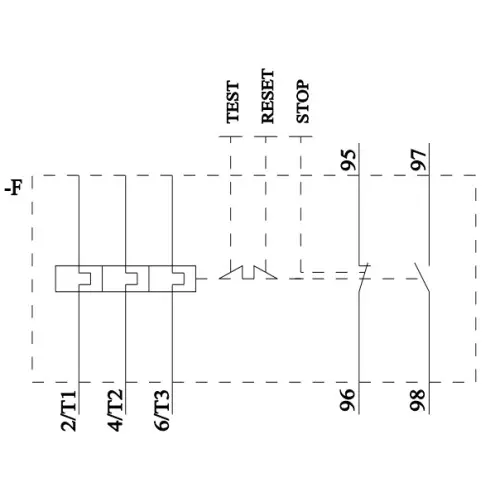 Siemens Thermal Overload Relays S0 Class 10 Screw Terminal 4.5-6.3 Amp, 3RU2126-1GB00-8K