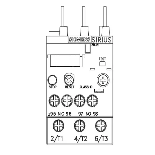 Siemens Thermal Overload Relays S0 Class 10 Screw Terminal 9-12.5 Amp, 3RU2126-1KB00-8K