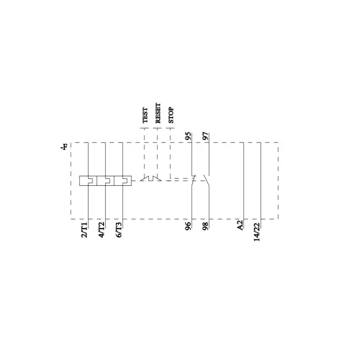 Siemens Thermal Overload Relays S00 Class 10 Screw Terminal 2.2-3.2 Amp, 3RU2116-1DB00-8K