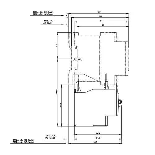 Siemens Thermal Overload Relays S0 Class 10 Screw Terminal 5.5-8 Amp, 3RU2126-1HB00-8K