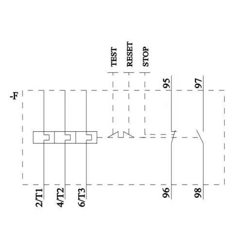 Siemens Thermal Overload Relays S0 Class 10 Screw Terminal 5.5-8 Amp, 3RU2126-1HB00-8K