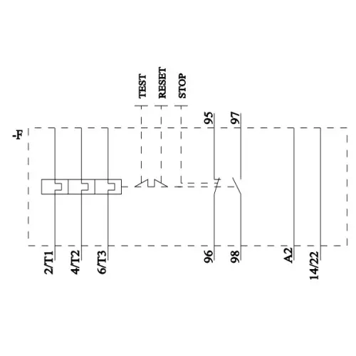 Siemens Thermal Overload Relays S00 Class 10 Screw Terminal 4.5-6.3 Amp, 3RU2116-1GB00-8K