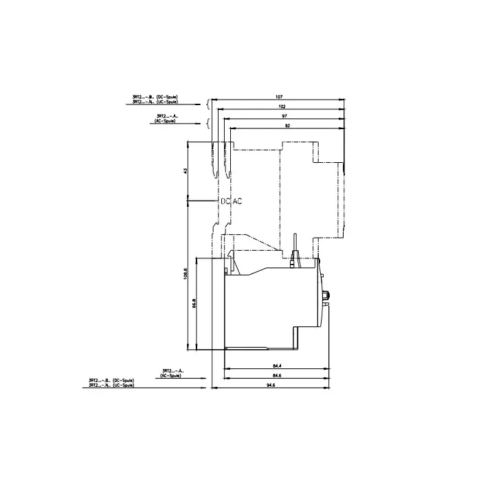 Siemens Thermal Overload Relays S0 Class 10 Screw Terminal 2.2-3.2 Amp, 3RU2126-1DB00-8K