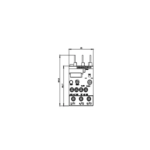 Siemens Thermal Overload Relays S0 Class 10 Screw Terminal 34-40 Amp, 3RU2126-4FB00-8K