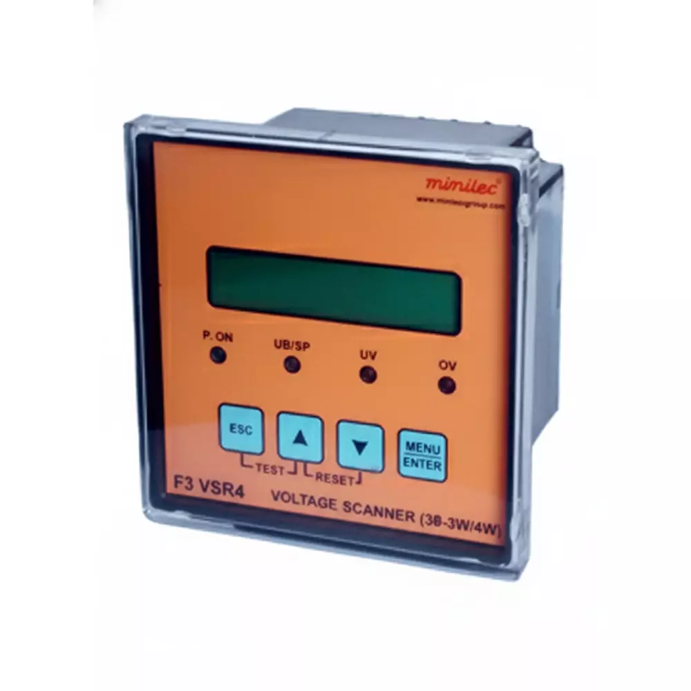Minilec Microprocessor Based Digital Voltage Scanner Without Serial Port Option 3 & 4 Wire F3 Series ABS Enclosure 2 CO, F3 VSR 4