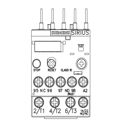 Siemens Thermal Overload Relays S00 Class 10 Screw Terminal 7-10 Amp, 3RU2116-1JB00-8K