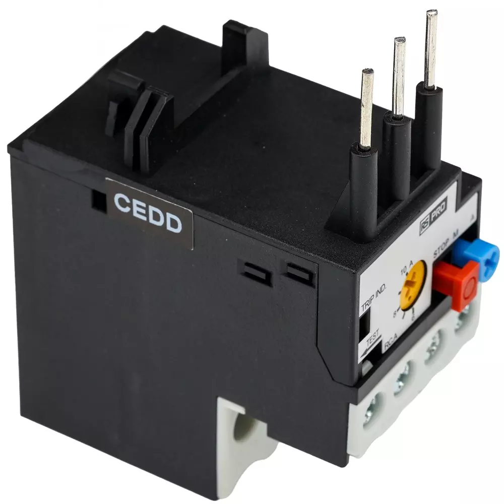RS PRO Thermal Overload Relay 1 NO/1 NC 690/500 V AC Direct Mount 5.4 W Screw Terminal IP20, 2508885