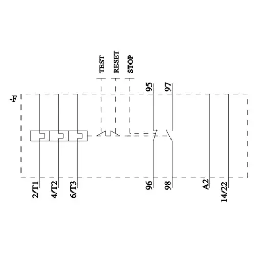 Siemens Thermal Overload Relays S00 Class 10 Screw Terminal 2.8-4 Amp, 3RU2116-1EB00-8K