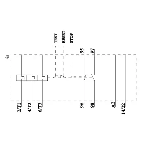 Siemens Thermal Overload Relays S00 Class 10 Screw Terminal 3.5-5 Amp, 3RU2116-1FB00-8K