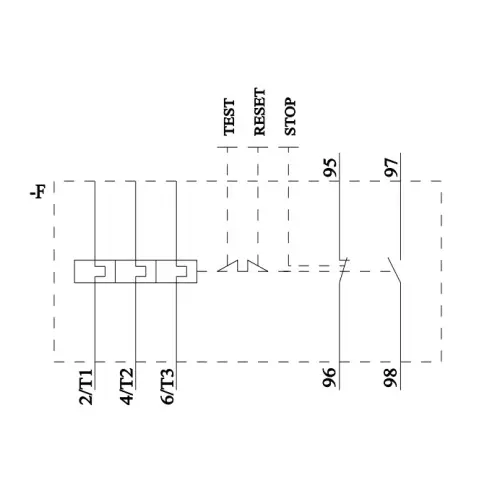 Siemens Thermal Overload Relays S0 Class 10 Screw Terminal 3.5-5 Amp, 3RU2126-1FB00-8K