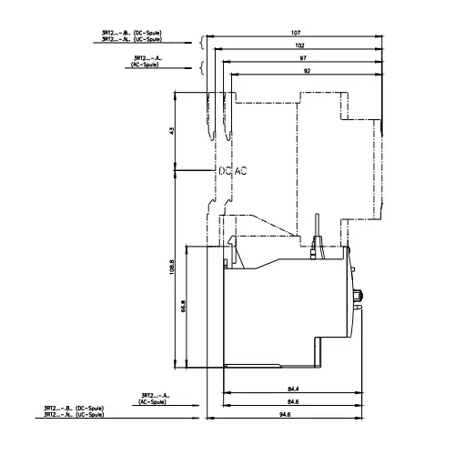 Siemens Thermal Overload Relays S0 Class 10 Screw Terminal 20-25 Amp, 3RU2126-4DB00-8K