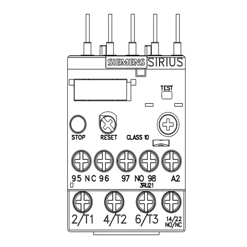 Siemens Thermal Overload Relays S00 Class 10 Screw Terminal 1.8-2.5 Amp, 3RU2116-1CB00-8K