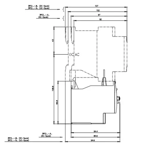 Siemens Thermal Overload Relays S0 Class 10 Screw Terminal 7-10 Amp, 3RU2126-1JB00-8K