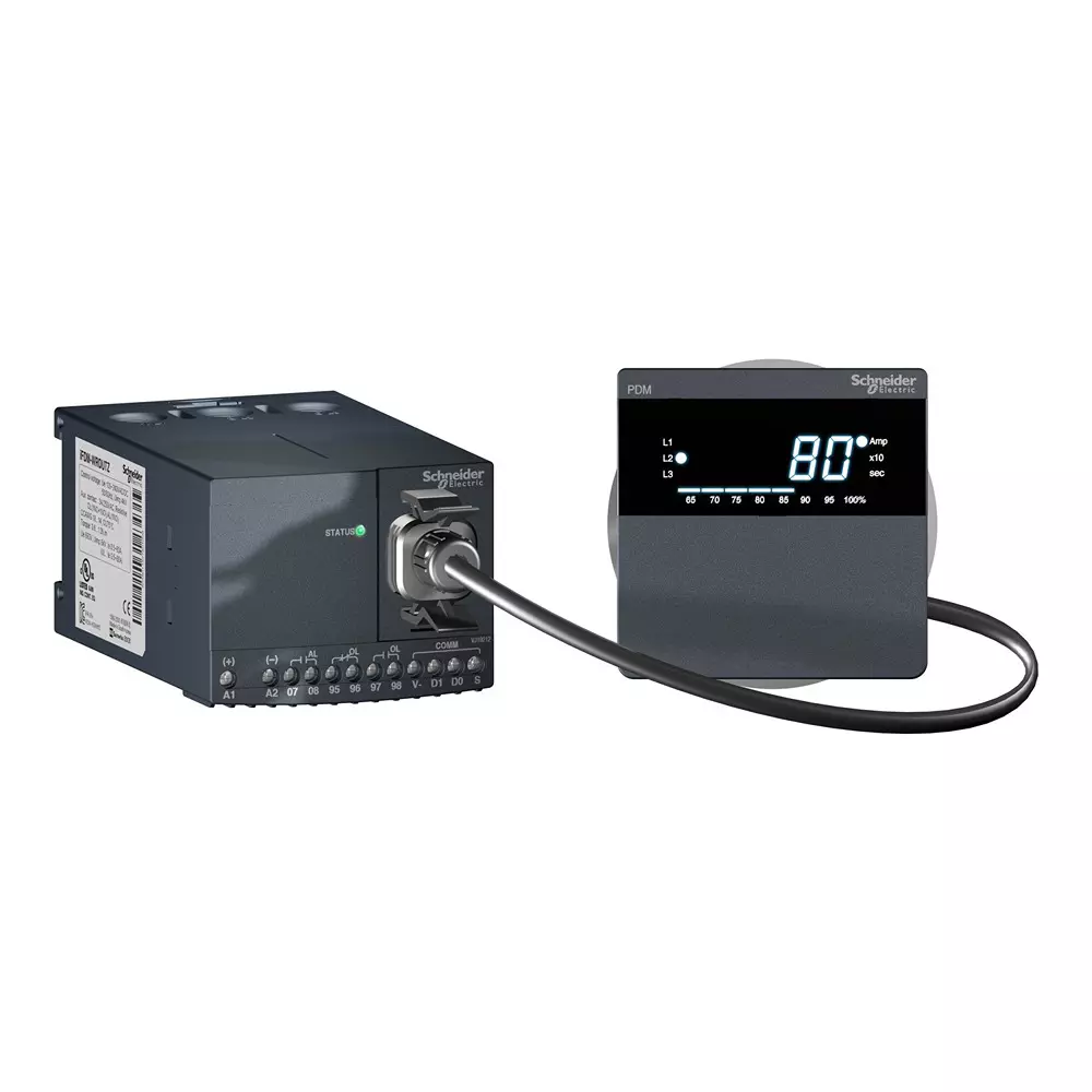 Schneider Electric Digital EOCR with Modbus Communication TeSys Protect Series Without Ground Fault protection, Extended Display, IFDM-WRDUHZ