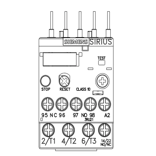 Siemens Thermal Overload Relays S00 Class 10 Screw Terminal 11-16 Amp, 3RU2116-4AB00-8K